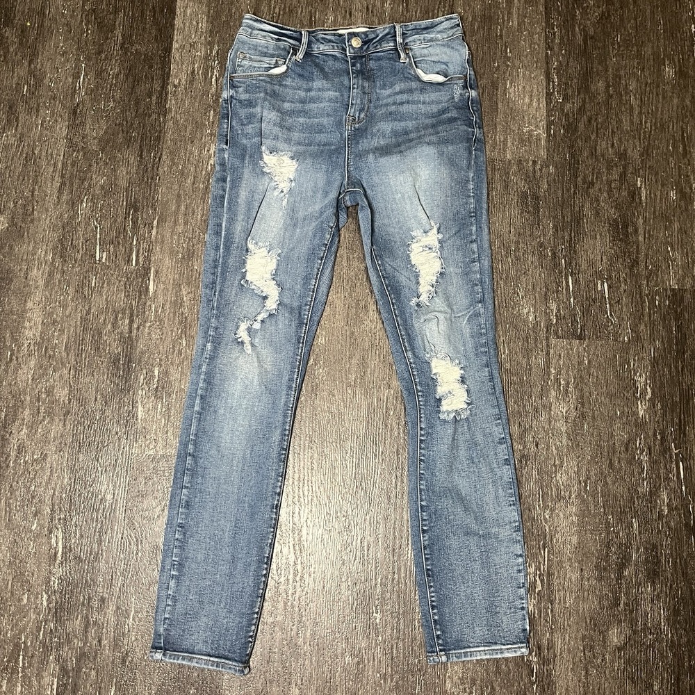 PacSun Size 29 High Rise Skinniest Ankle Jeans Stretch Soft Modern Distressed